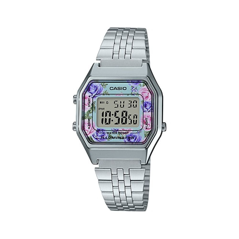 Casio Vintage Digital Ladies Chain Watch LA680WA-2CDF