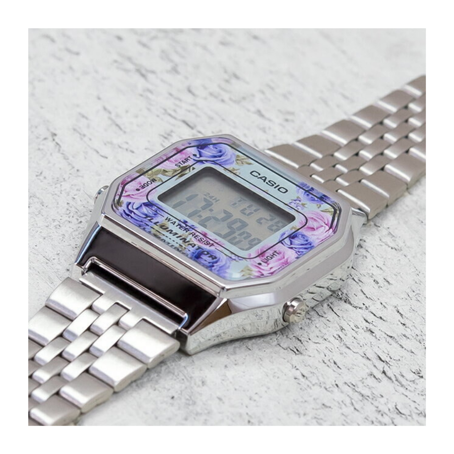 Casio Vintage Digital Ladies Chain Watch LA680WA-2CDF