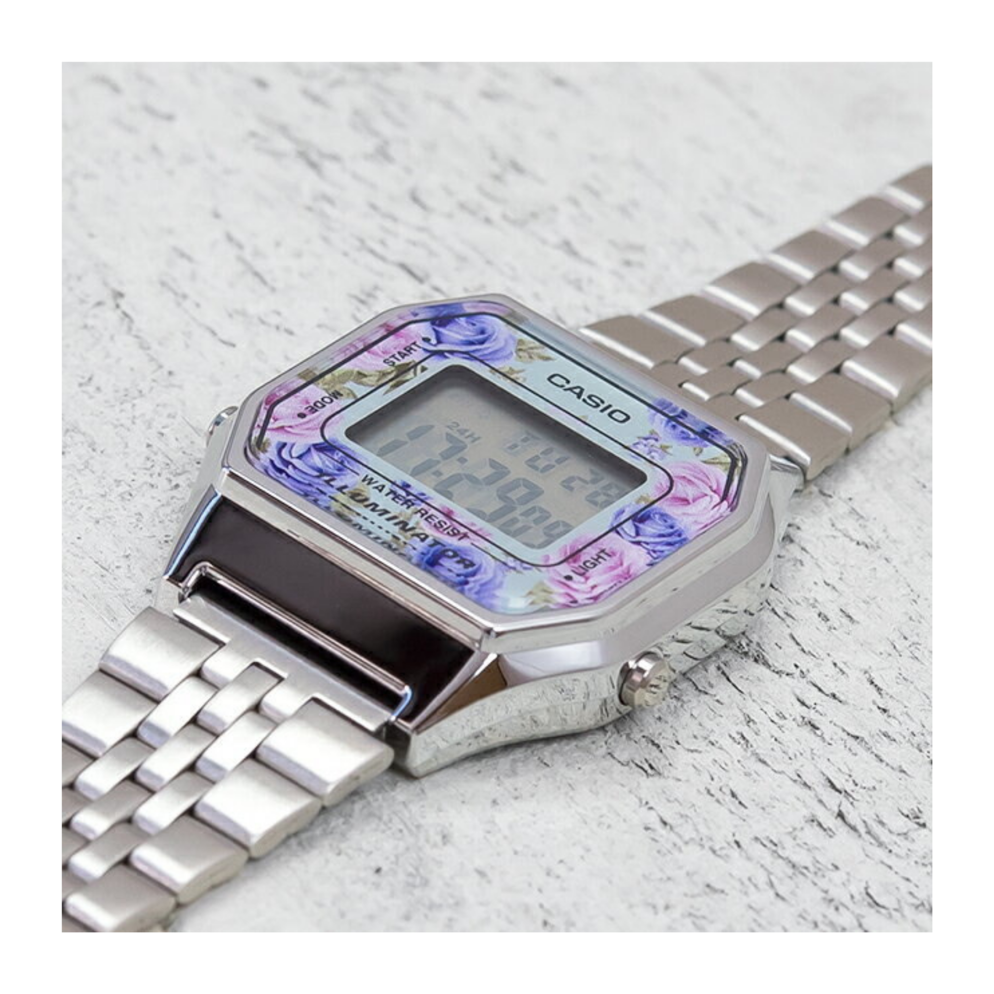 Casio Vintage Digital Ladies Chain Watch LA680WA-2CDF
