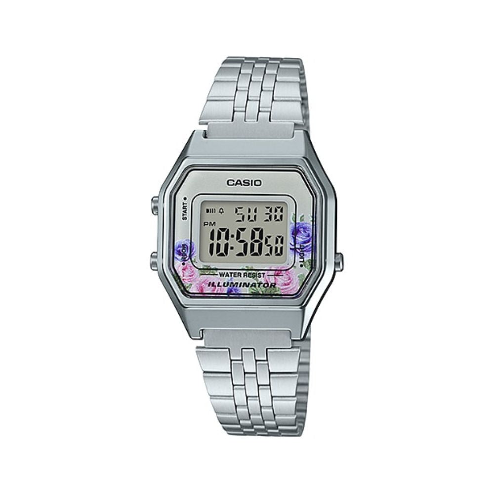 Casio Vintage Digital Ladies Chain Watch LA680WA-4CDF
