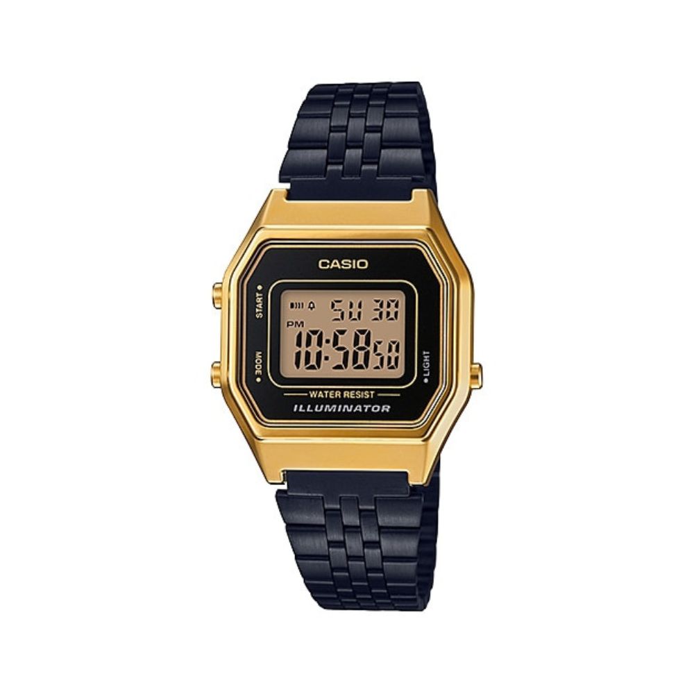 Casio Vintage Digital Golden Ladies Chain Watch LA680WEGB-1ADF