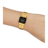 Casio Vintage Digital Golden Ladies Chain Watch LA680WGA-1BDF