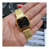 Casio Vintage Digital Golden Ladies Chain Watch LA680WGA-1BDF