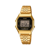 Casio Vintage Digital Golden Ladies Chain Watch LA680WGA-1DF