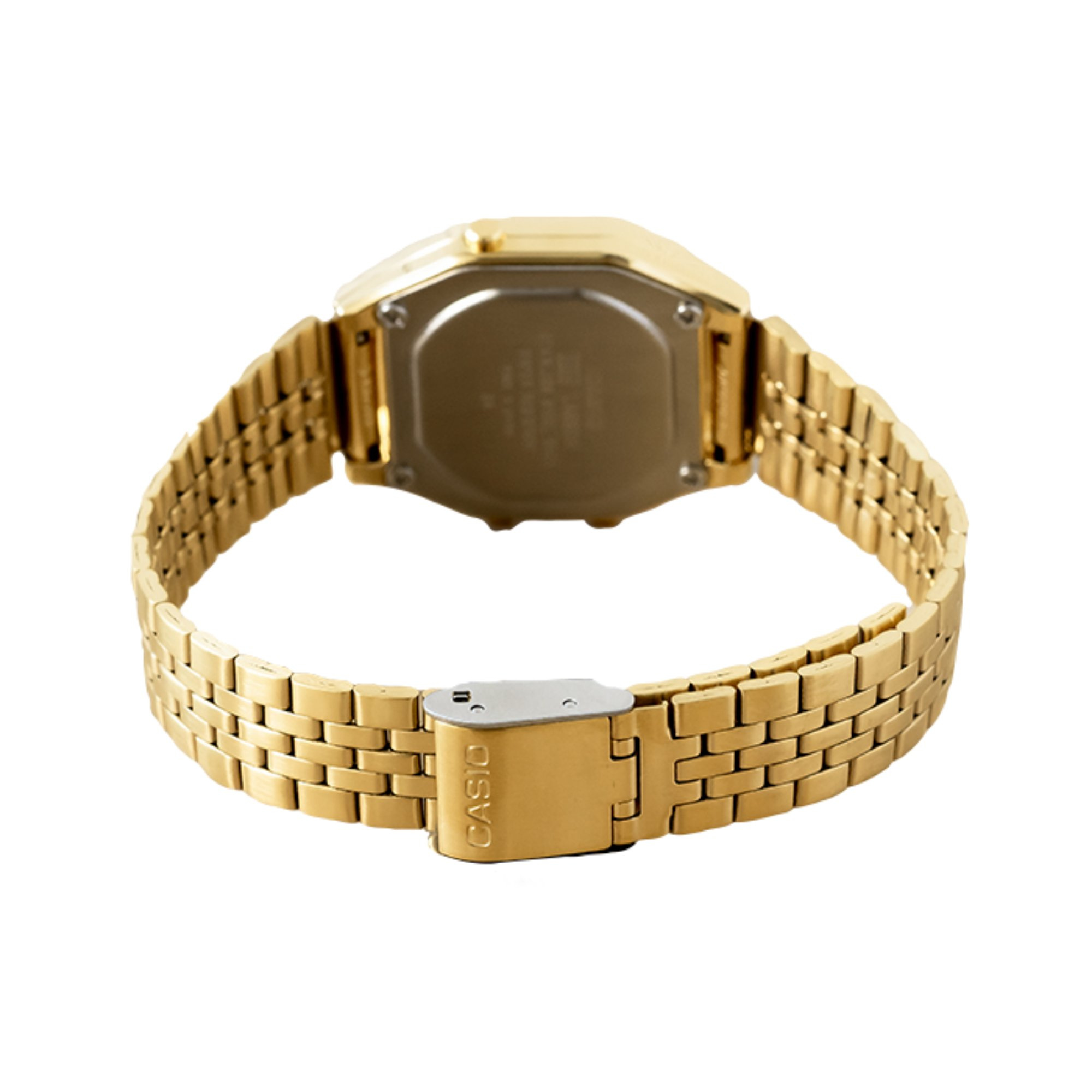 Casio Vintage Digital Golden Ladies Chain Watch LA680WGA-1DF