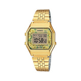 Casio Vintage Digital Golden Ladies Chain Watch LA680WGA-9CDF