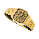 Casio Vintage Digital Golden Ladies Chain Watch LA680WGA-9DF