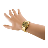 Casio Vintage Digital Golden Ladies Chain Watch LA680WGA-9DF