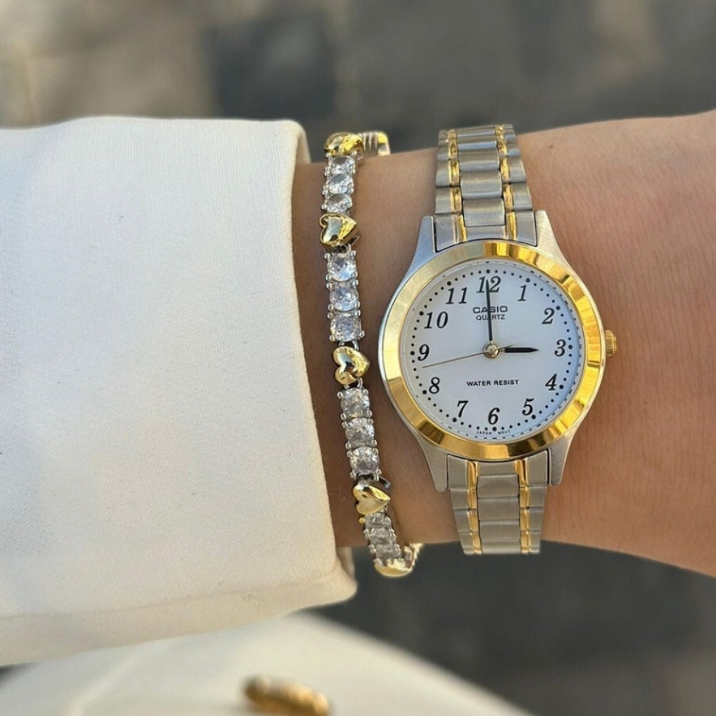 Casio Standard Ladies Chain Watch LTP-1128G-7BRDF