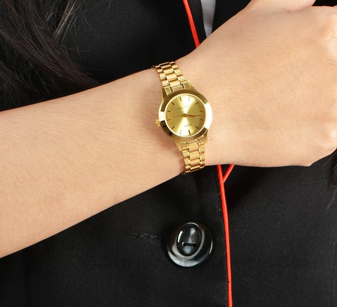 Casio Standard Ladies Chain Watch LTP-1128N-9ARDF