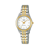 Casio Standard Two Tone Ladies Chain Watch LTP-1129G-7ARDF