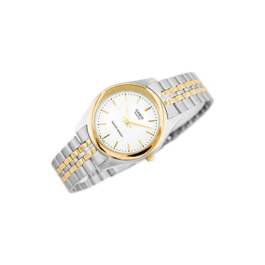 Casio Standard Two Tone Ladies Chain Watch LTP-1129G-7ARDF