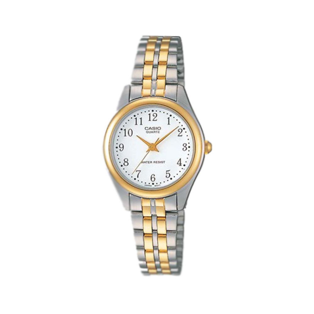 Casio Standard Two Tone Ladies Chain Watch LTP-1129G-7BRDF