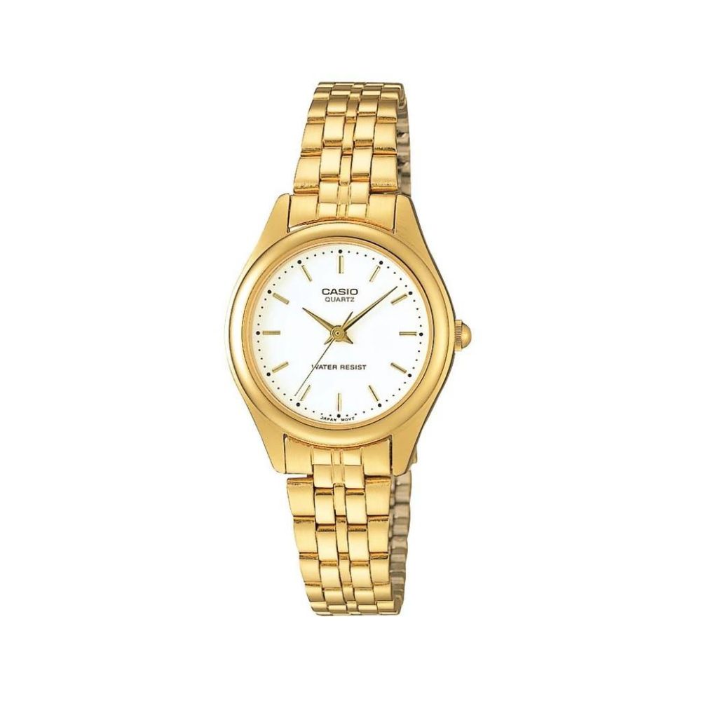 Casio Standard Golden Ladies Chain Watch LTP-1129N-7ARDF