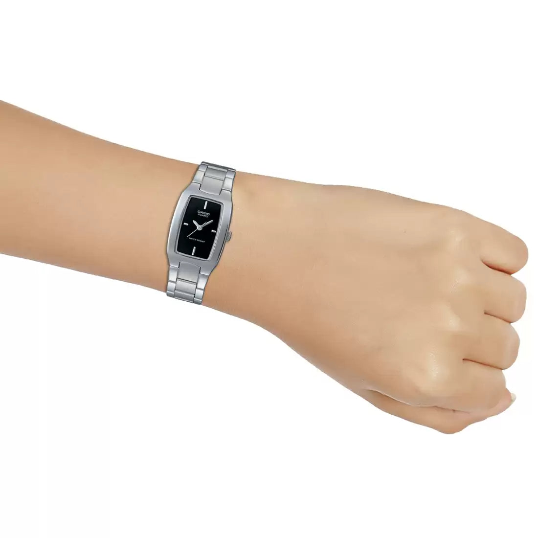 Casio Standard Silver Ladies Chain Watch LTP-1165A-1CDF