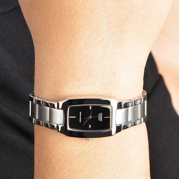 Casio Standard Silver Ladies Chain Watch LTP-1165A-1CDF