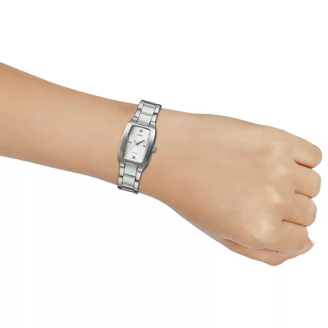 Casio Standard Silver Ladies Chain Watch LTP-1165A-7C2DF