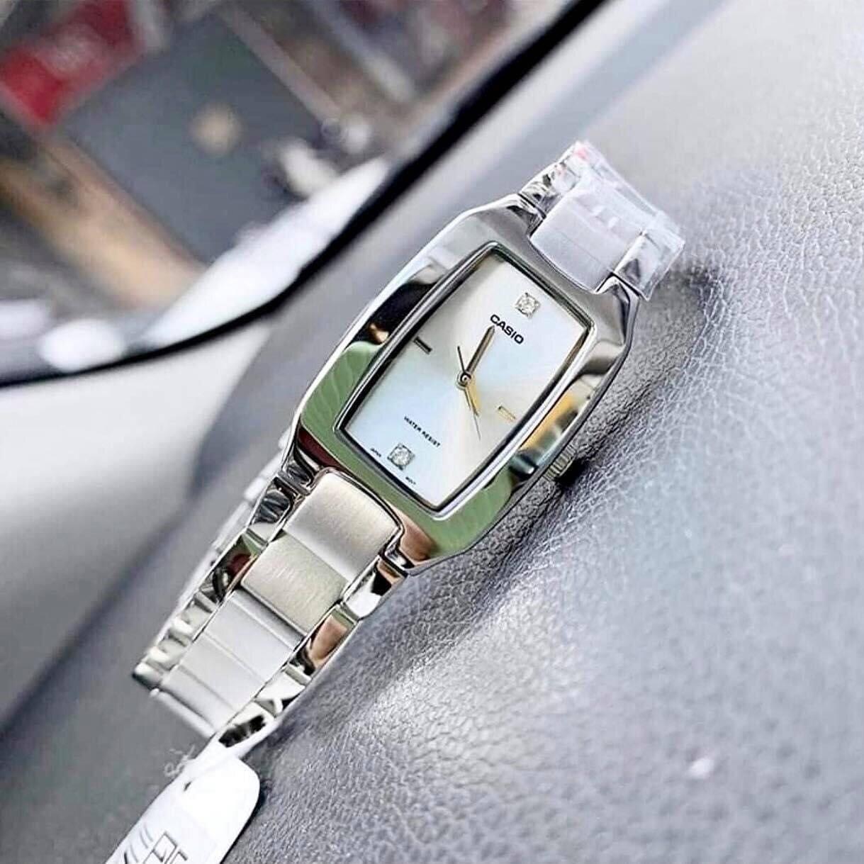 Casio Standard Silver Ladies Chain Watch LTP-1165A-7C2DF