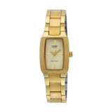 Casio Standard Golden Ladies Chain Watch LTP-1165N-9CRDF