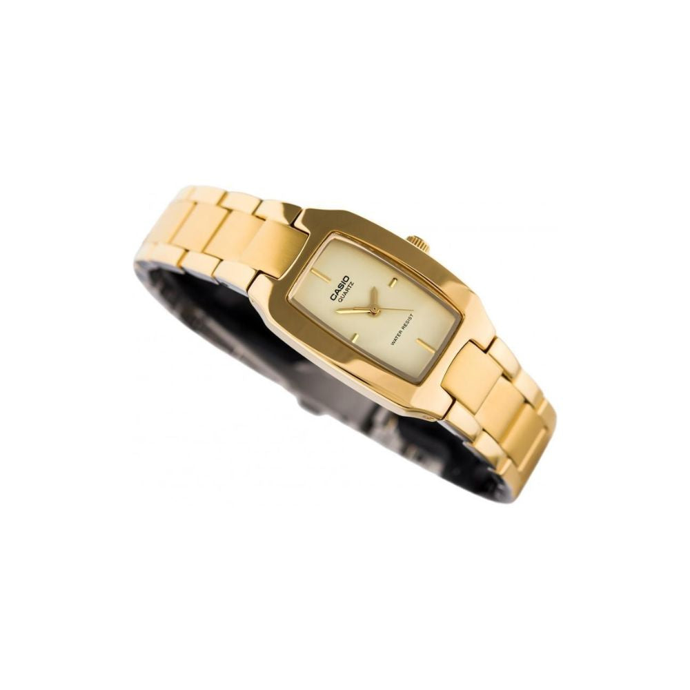 Casio Standard Golden Ladies Chain Watch LTP-1165N-9CRDF