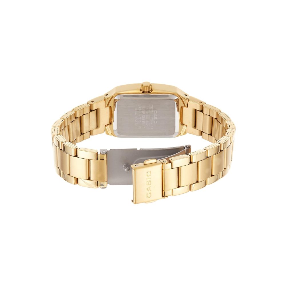 Casio Standard Golden Ladies Chain Watch LTP-1165N-9CRDF