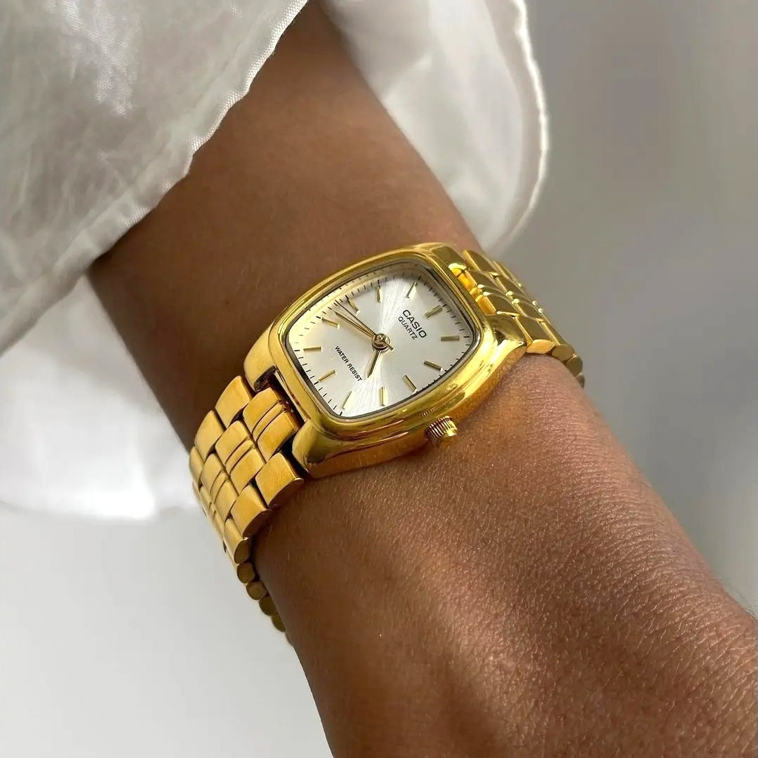 Casio Standard Tonneau Ladies Chain Watch LTP-1169N-7ARDF