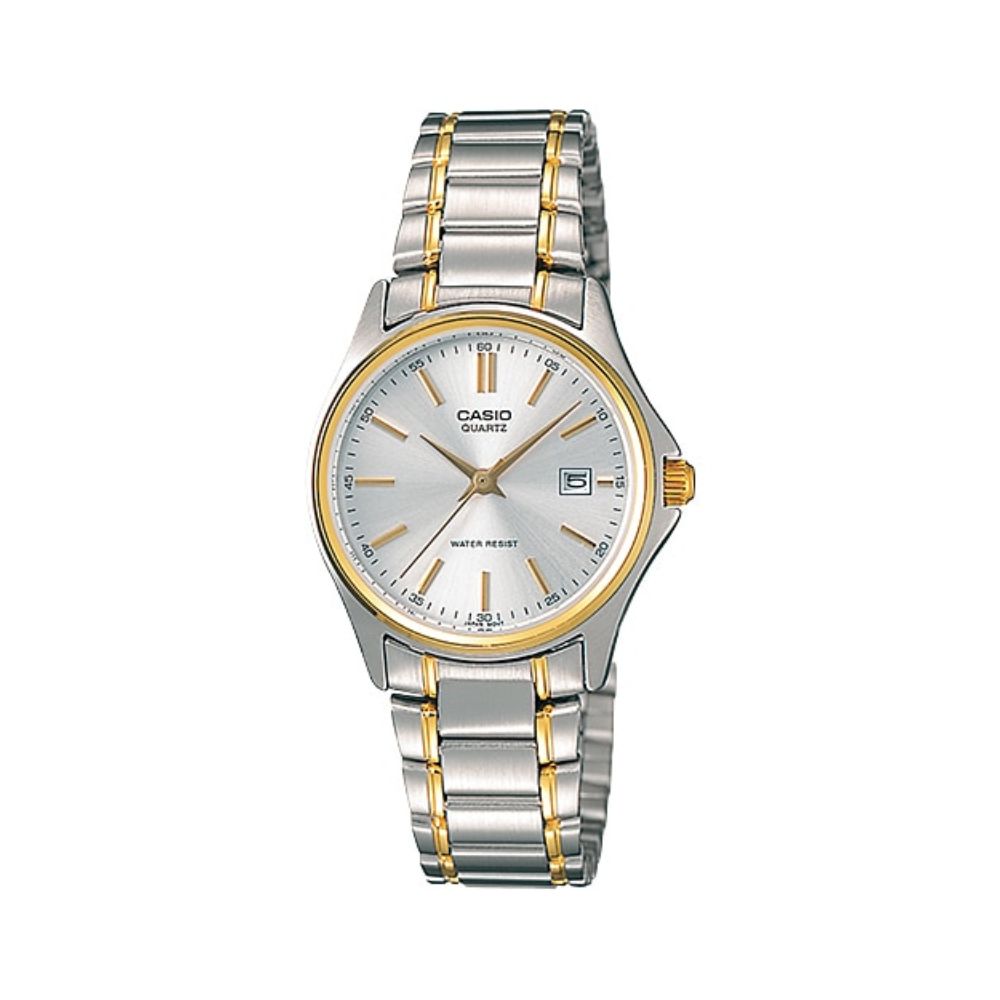 Casio Standard Date Ladies Chain Watch LTP-1183G-7ADF