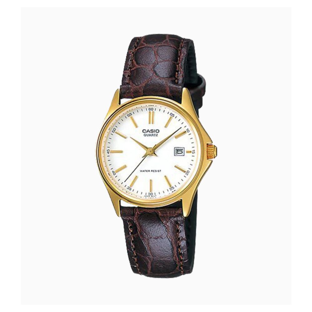 Casio Standard Date Ladies Leather Belt Watch LTP-1183Q-7ADF