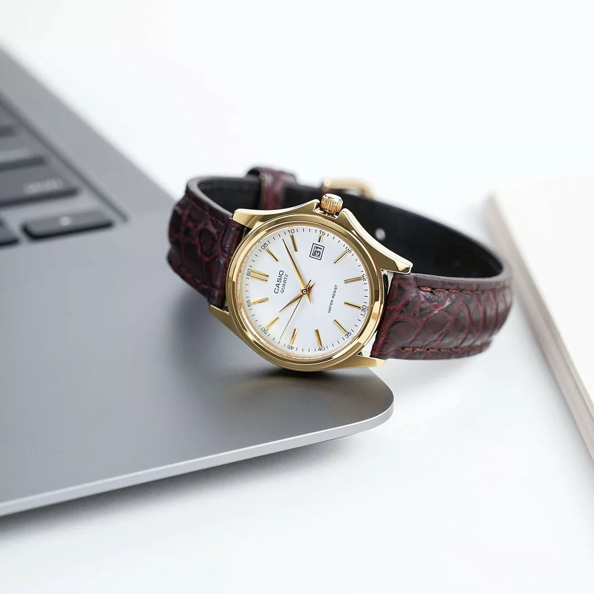 Casio Standard Date Ladies Leather Belt Watch LTP-1183Q-7ADF