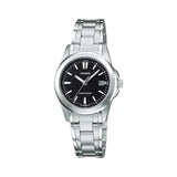 Casio Standard Date Ladies Chain Watch LTP-1215A-1A2DF