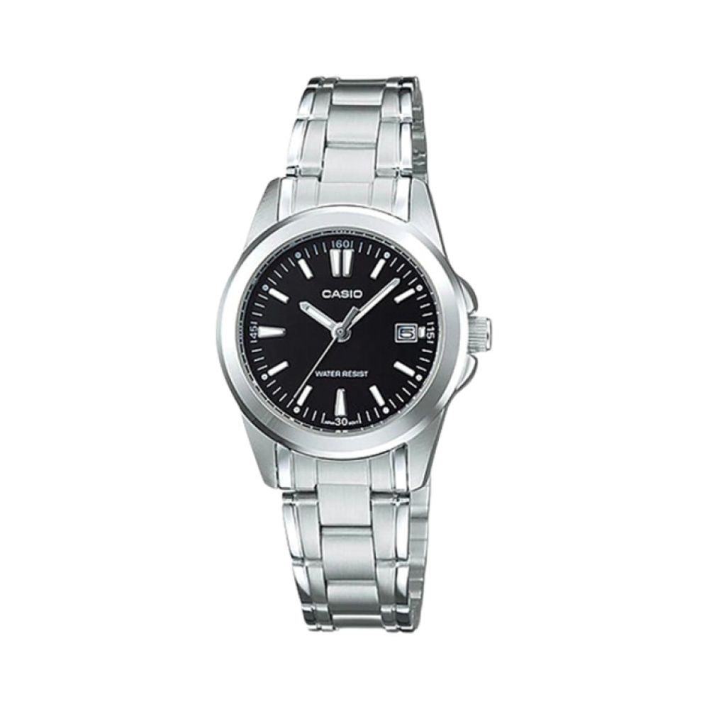 Casio Standard Date Ladies Chain Watch LTP-1215A-1A2DF