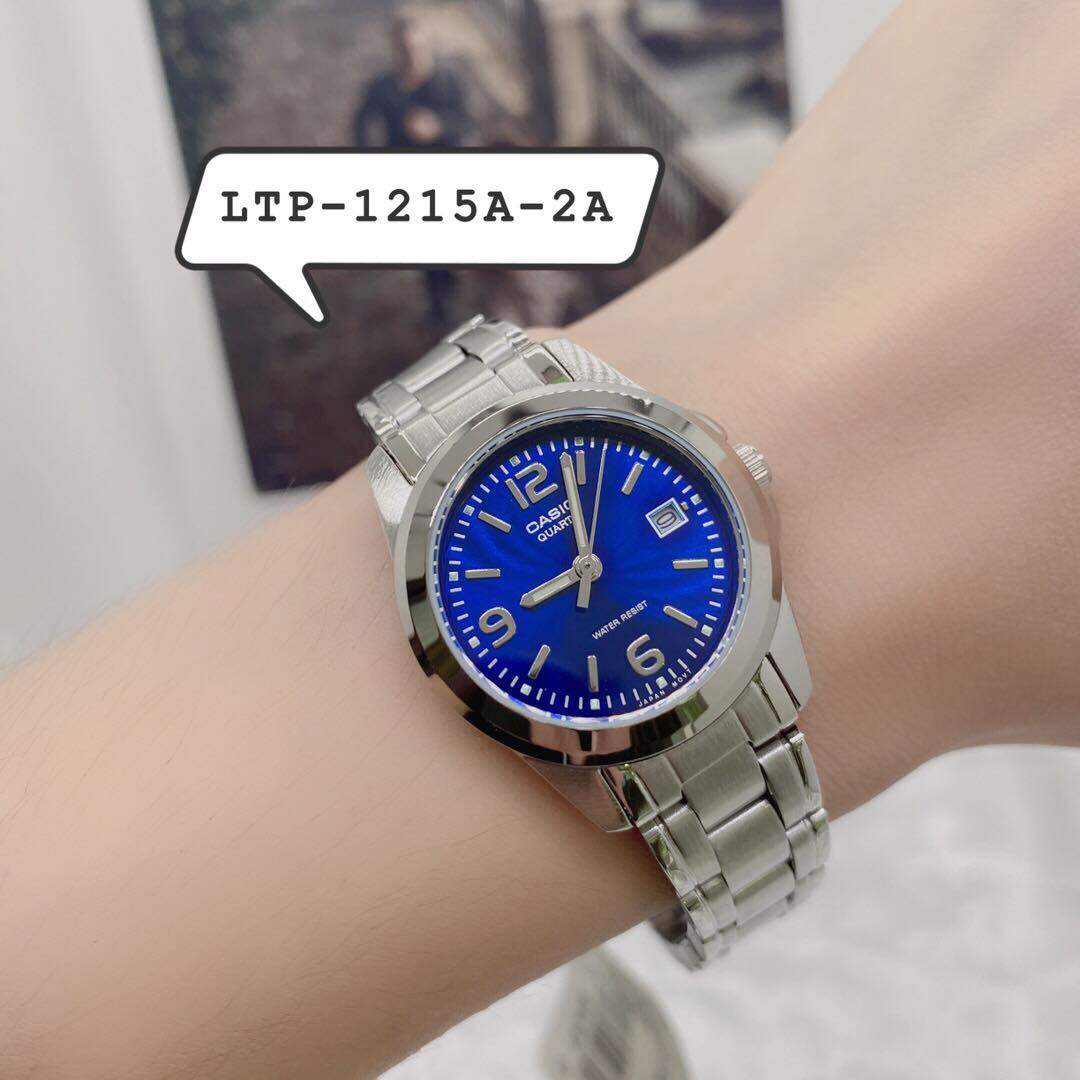 Casio Standard Date Ladies Chain Watch LTP-1215A-2ADF