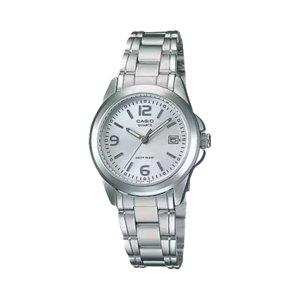 Casio Standard Date Ladies Chain Watch LTP-1215A-7ADF