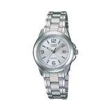 Casio Standard Date Ladies Chain Watch LTP-1215A-7ADF