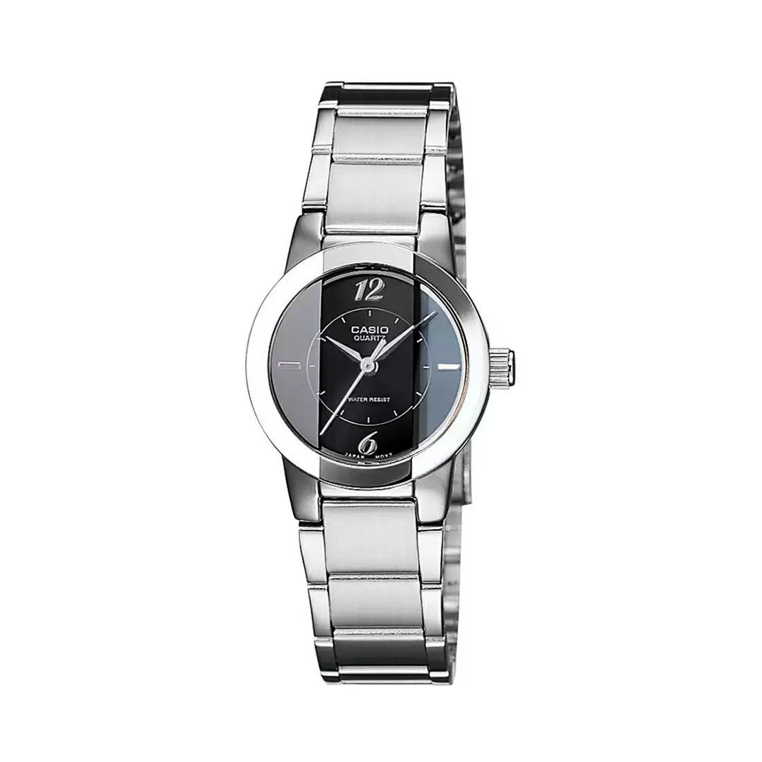 Casio Enticer Ladies Silver Chain Watch LTP-1230D-1CDF