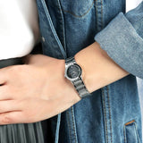 Casio Enticer Ladies Silver Chain Watch LTP-1230D-1CDF