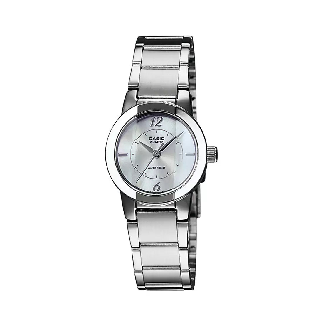 Casio Enticer Ladies Silver Chain Watch LTP-1230D-7CDF