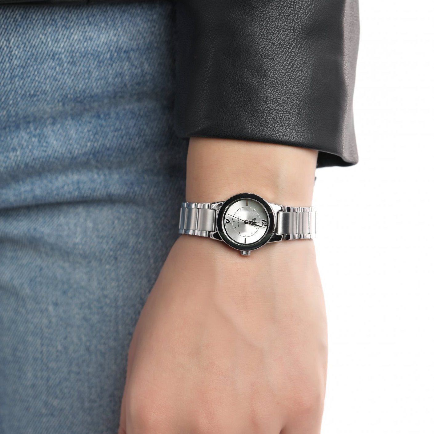 Casio Enticer Ladies Silver Chain Watch LTP-1230D-7CDF