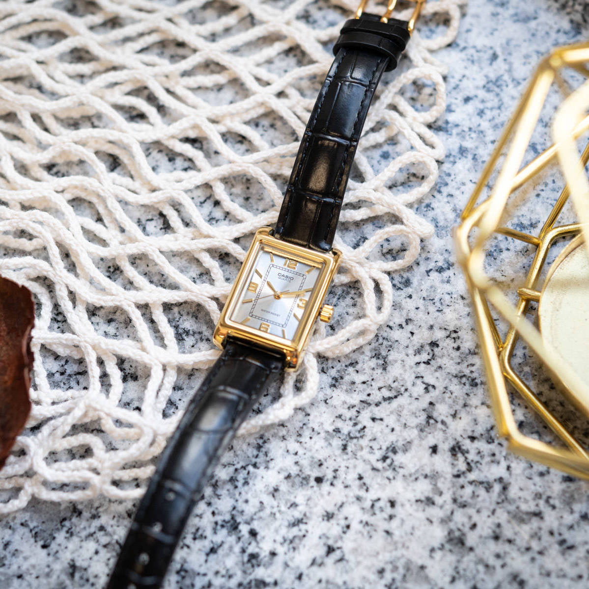 Casio Standard Ladies Leather Belt Watch LTP-1234GLL-7A2DF