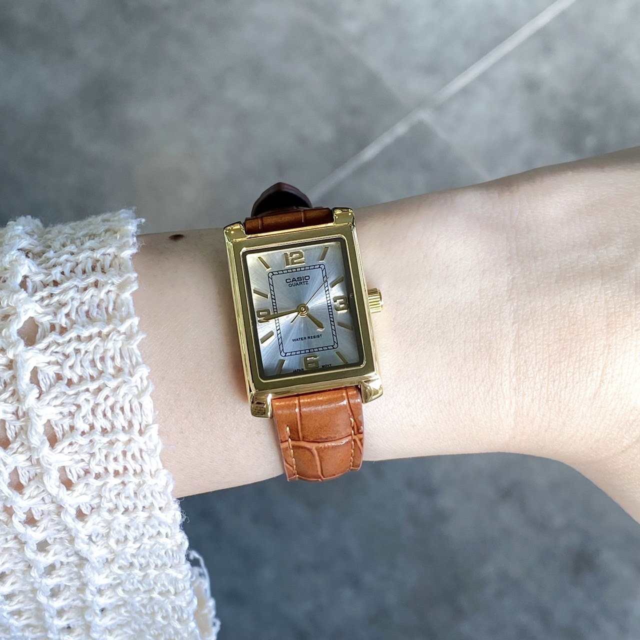 Casio Standard Ladies Leather Belt Watch LTP-1234GLL-7ADF