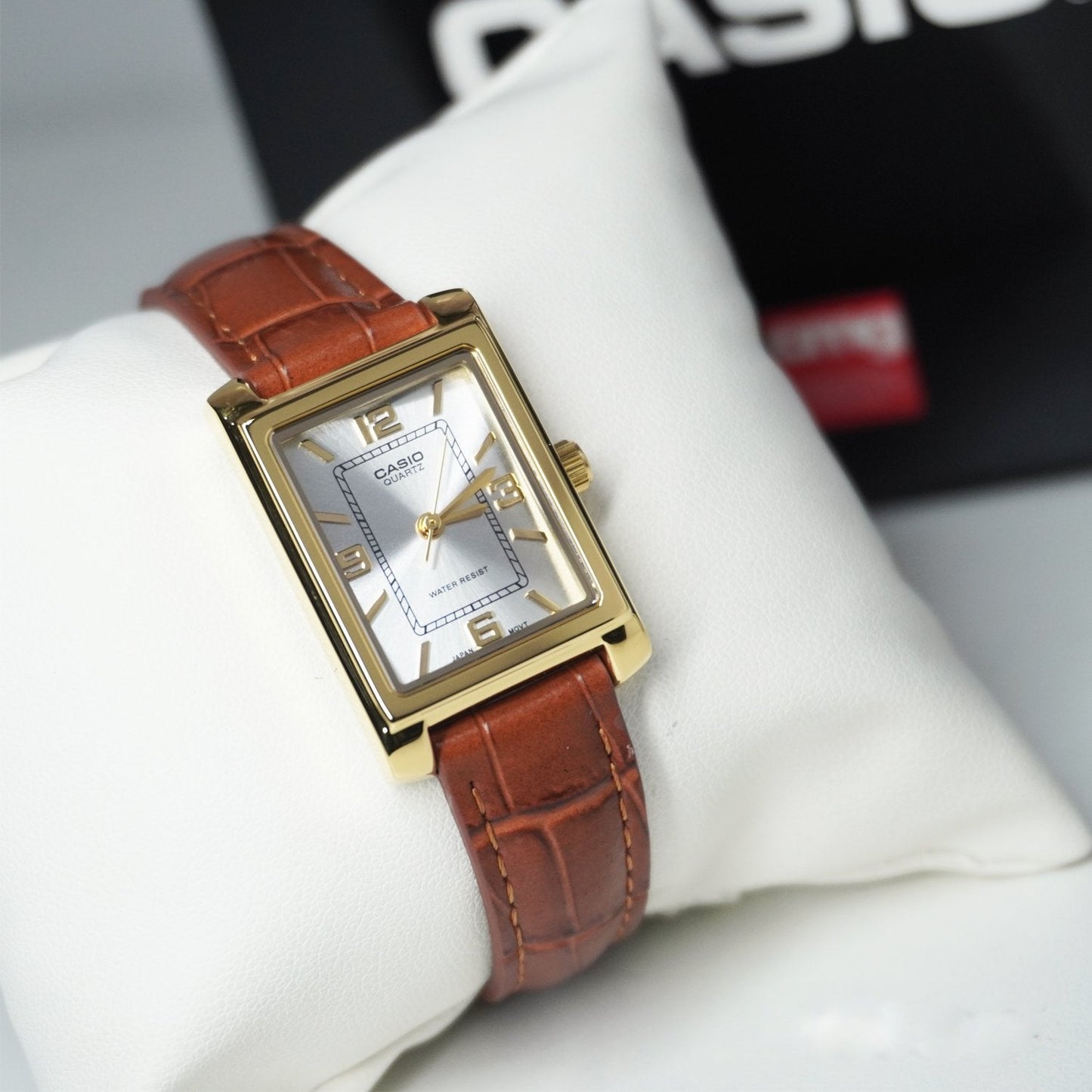 Casio Standard Ladies Leather Belt Watch LTP-1234GLL-7ADF