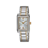 Casio Enticer Two Tone Ladies Chain Watch LTP-1235SG-7ADF