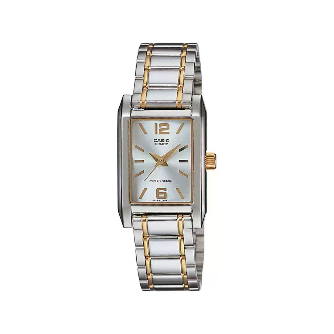 Casio Enticer Two Tone Ladies Chain Watch LTP-1235SG-7ADF