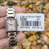 Casio Enticer Two Tone Ladies Chain Watch LTP-1235SG-7ADF