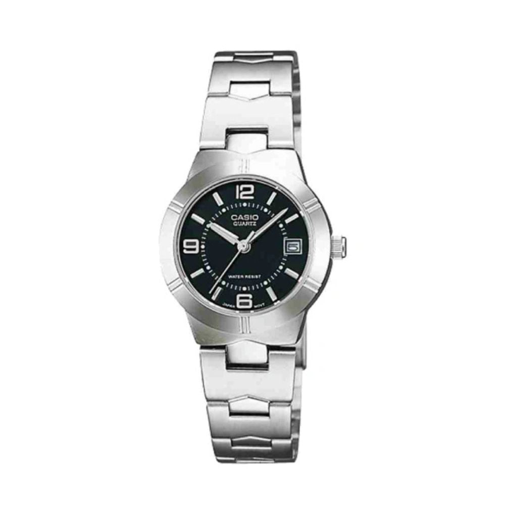 Casio Enticer Date Ladies Chain Watch LTP-1241D-1ADF