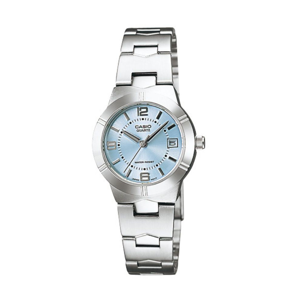 Casio Enticer Date Ladies Chain Watch LTP-1241D-2ADF