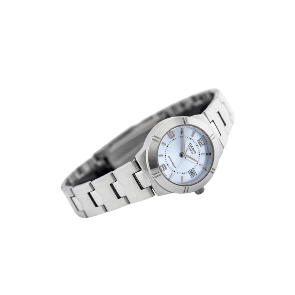 Casio Enticer Date Ladies Chain Watch LTP-1241D-2ADF