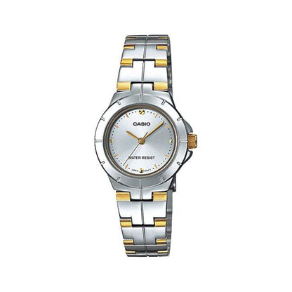 Casio Enticer Two Tone Ladies Chain Watch LTP-1242SG-7CDF