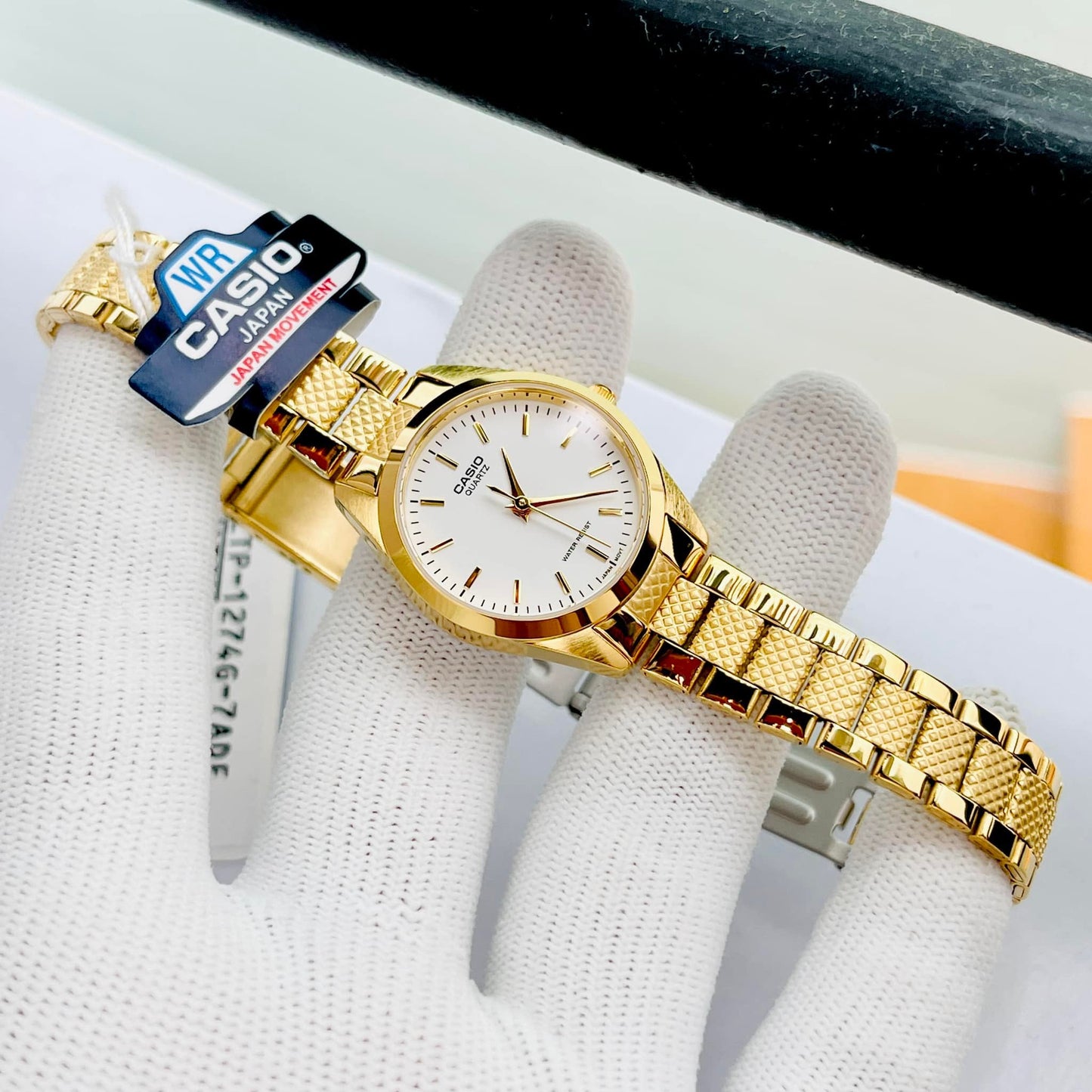 Casio Standard Ladies Chain Watch LTP-1274G-7ADF