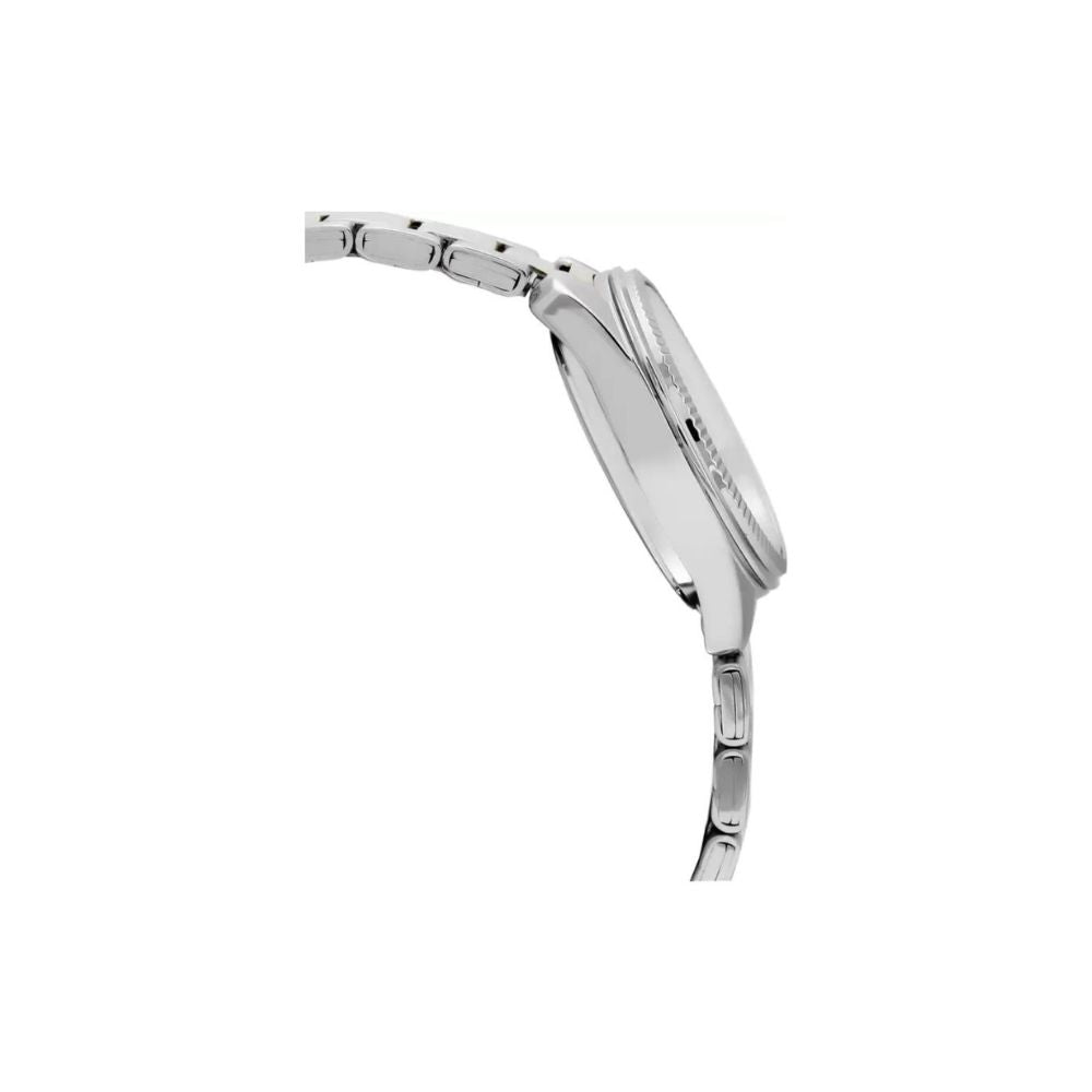 Casio Enticer Date Ladies Silver Chain Watch LTP-1302D-1A1VDF